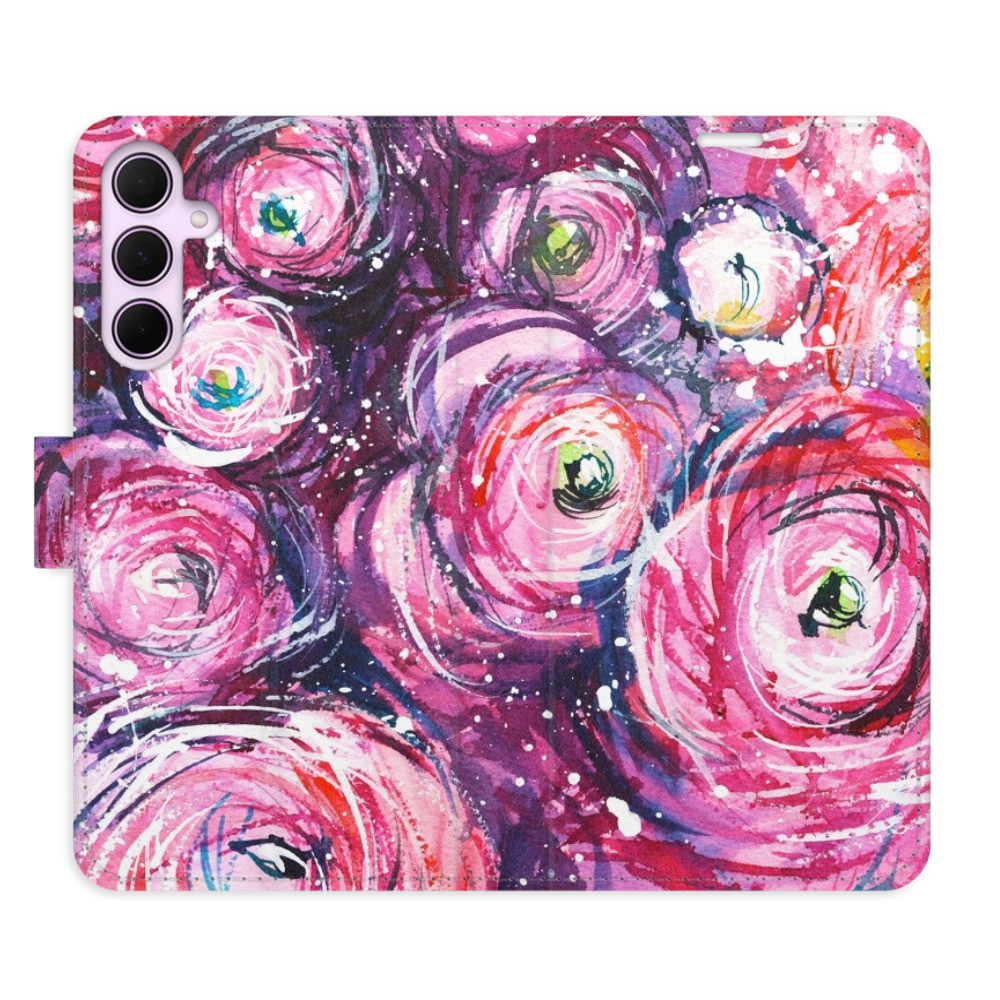 Flipové puzdro iSaprio - Retro Paint 02 - Samsung Galaxy A35 5G