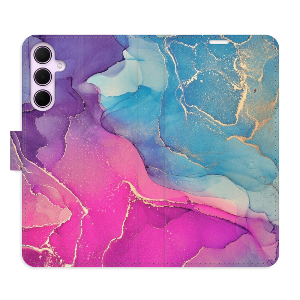 Flipové puzdro iSaprio - Colour Marble 02 - Samsung Galaxy A35 5G