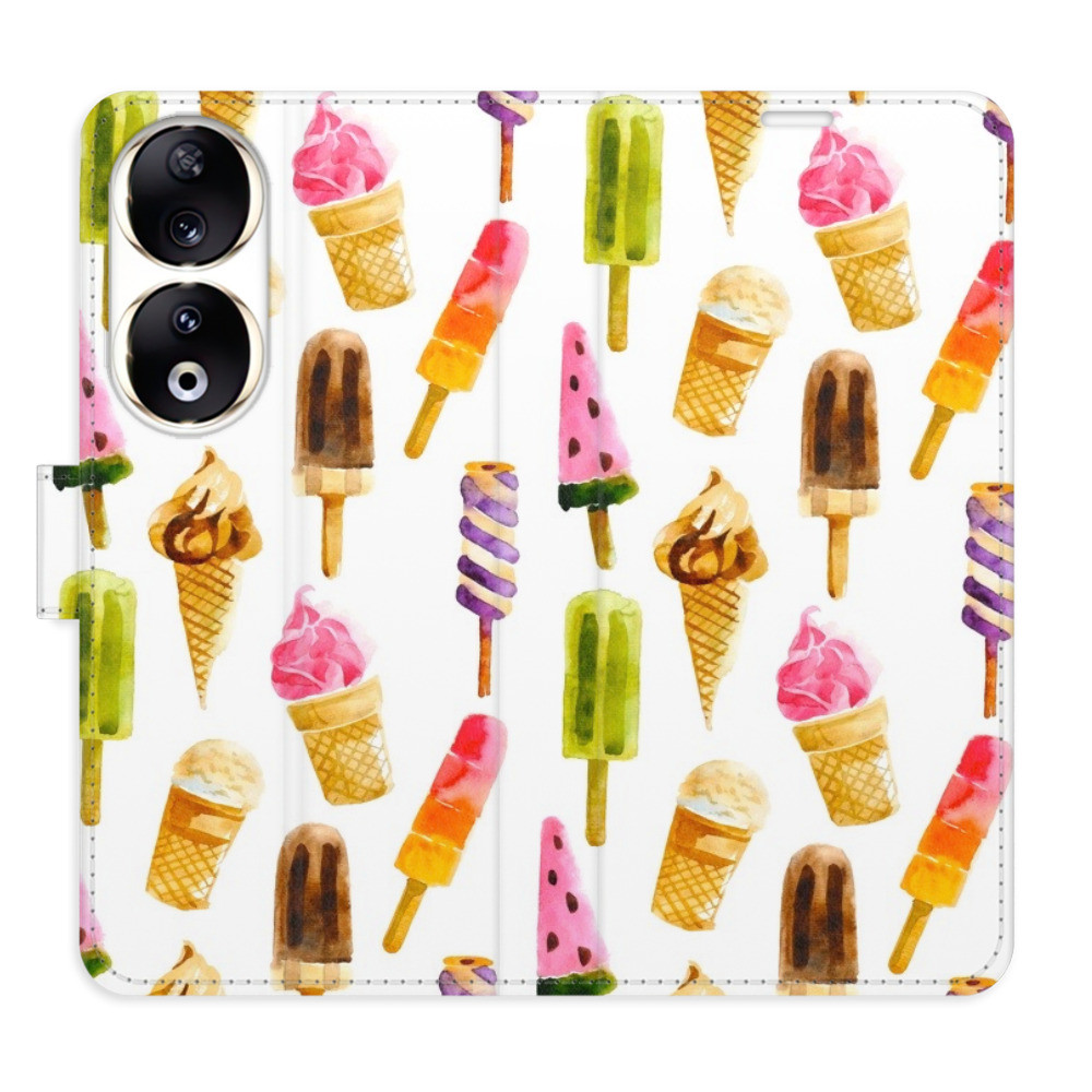 Flipové puzdro iSaprio - Ice Cream Pattern - Honor 90 5G