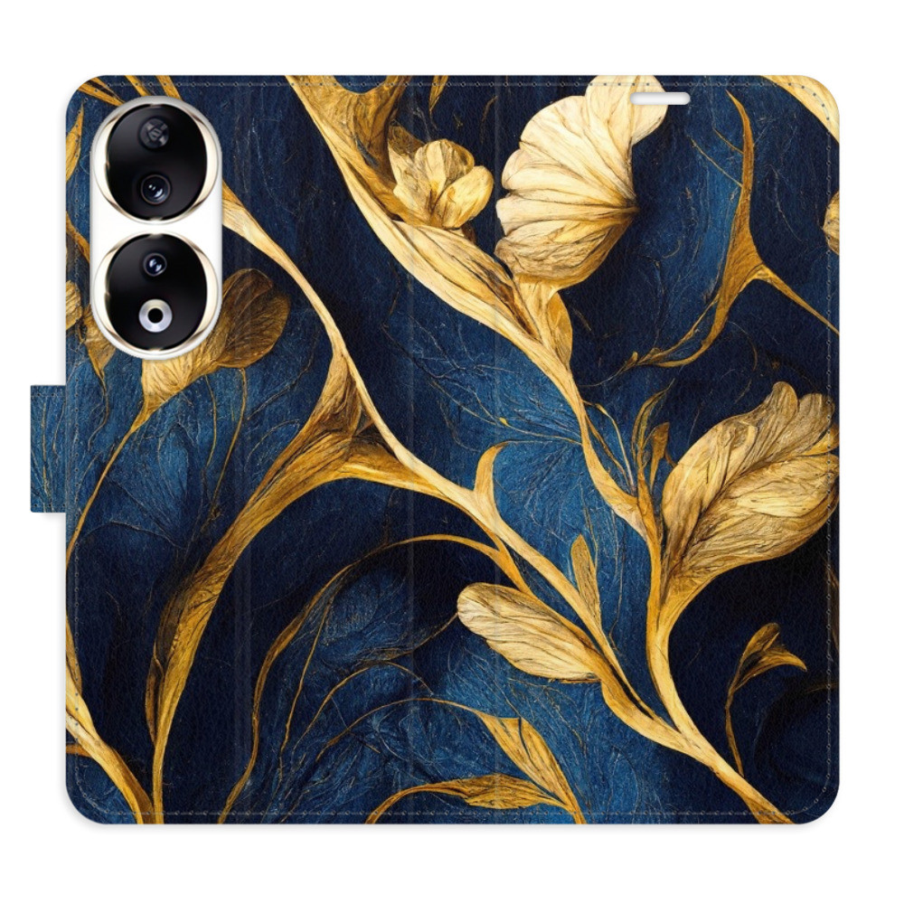 Flipové puzdro iSaprio - GoldBlue - Honor 90 5G