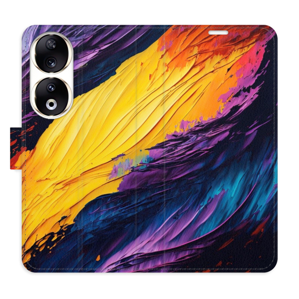 Flipové puzdro iSaprio - Fire Paint - Honor 90 5G