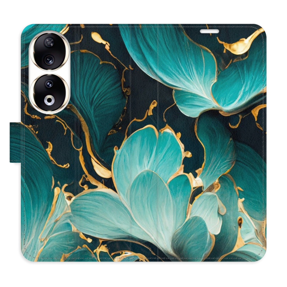 Flipové puzdro iSaprio - Blue Flowers 02 - Honor 90 5G