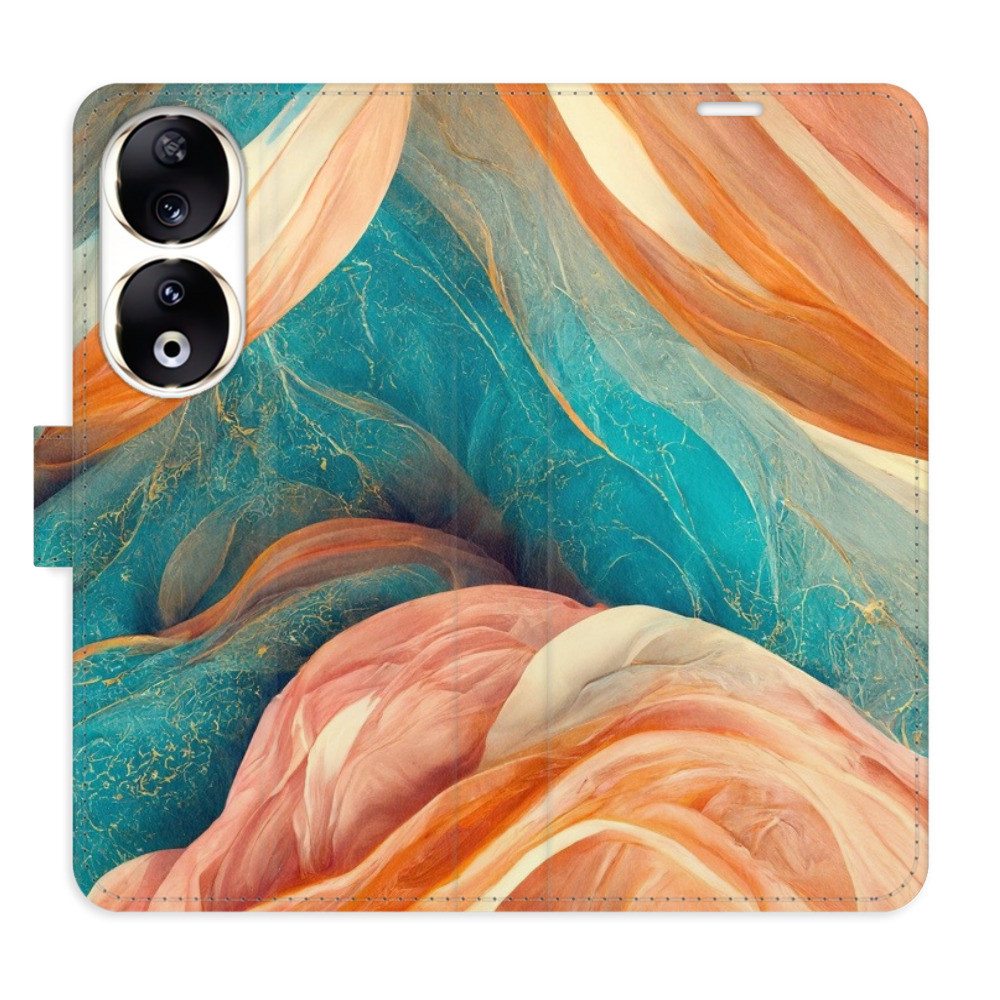 Flipové puzdro iSaprio - Blue and Orange - Honor 90 5G
