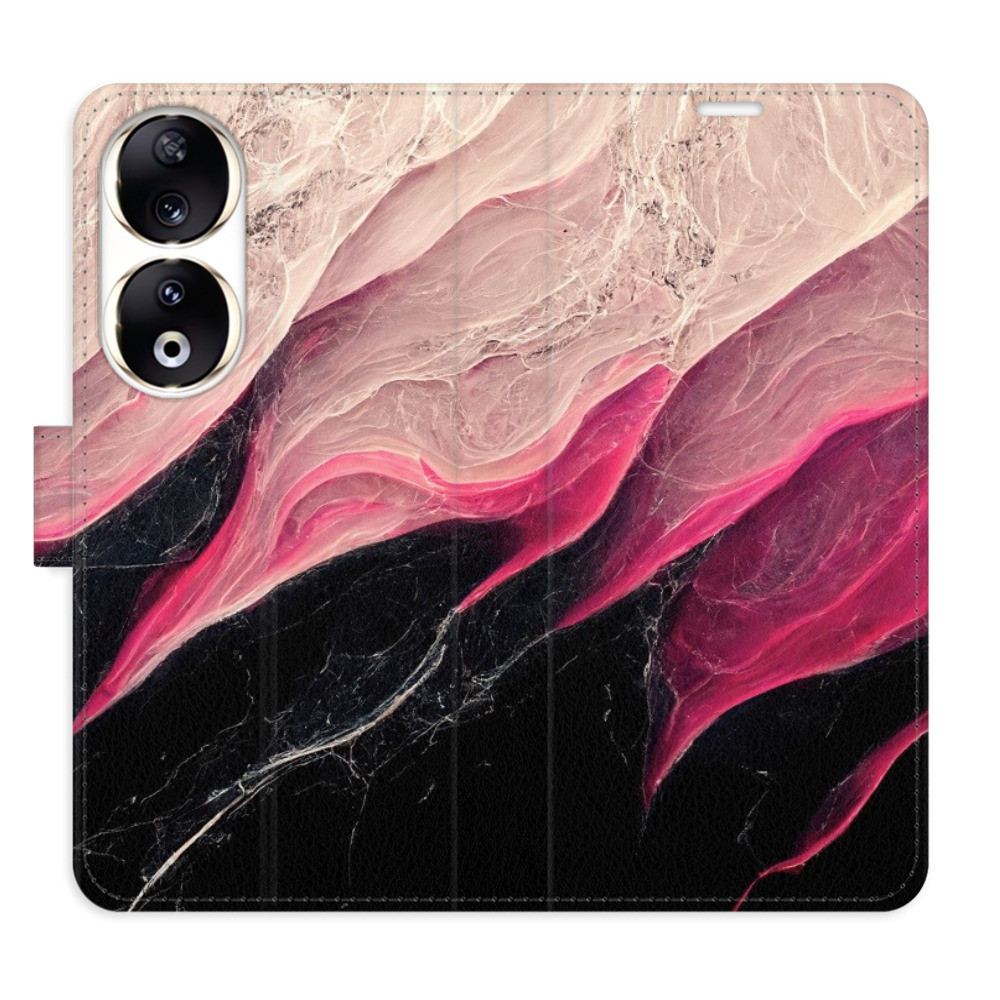 Flipové puzdro iSaprio - BlackPink Marble - Honor 90 5G