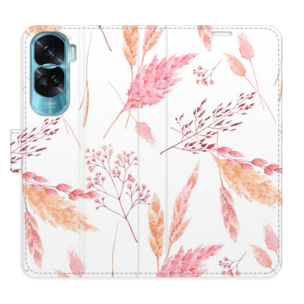 Flipové puzdro iSaprio - Ornamental Flowers - Honor 90 Lite 5G