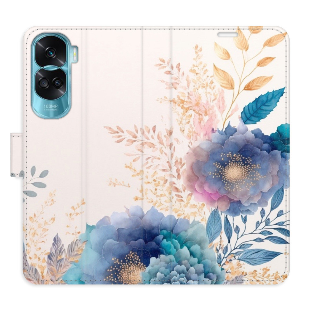 Flipové puzdro iSaprio - Ornamental Flowers 03 - Honor 90 Lite 5G