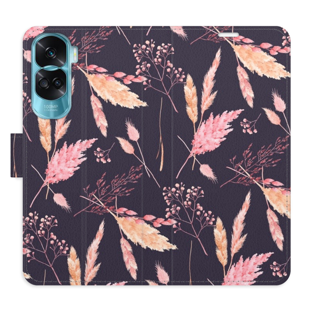Flipové puzdro iSaprio - Ornamental Flowers 02 - Honor 90 Lite 5G
