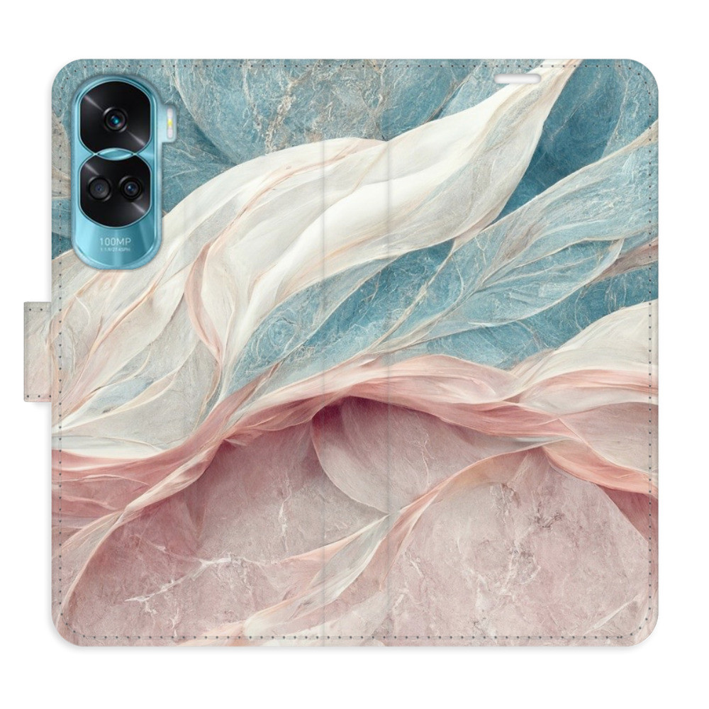 Flipové puzdro iSaprio - Old Leaves 03 - Honor 90 Lite 5G