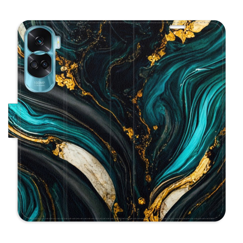 Flipové puzdro iSaprio - Dark Paint - Honor 90 Lite 5G