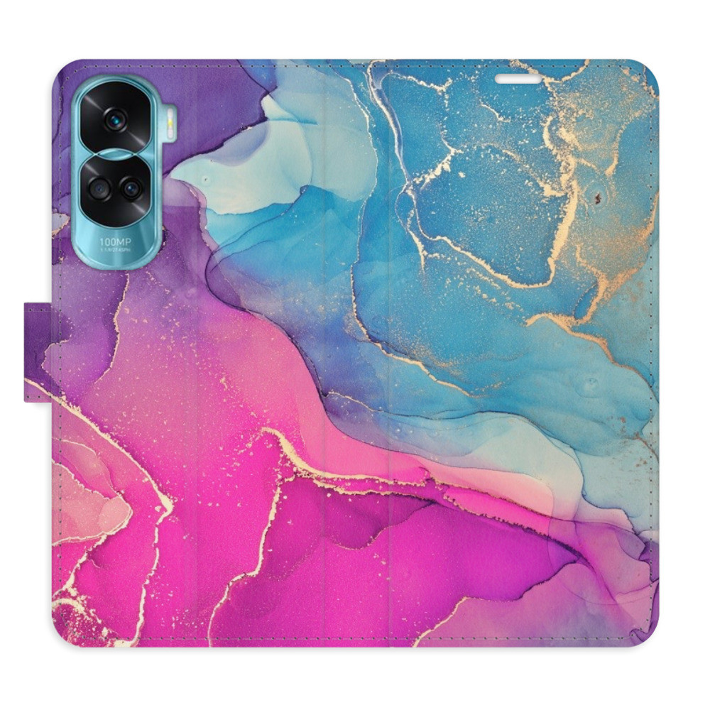Flipové puzdro iSaprio - Colour Marble 02 - Honor 90 Lite 5G