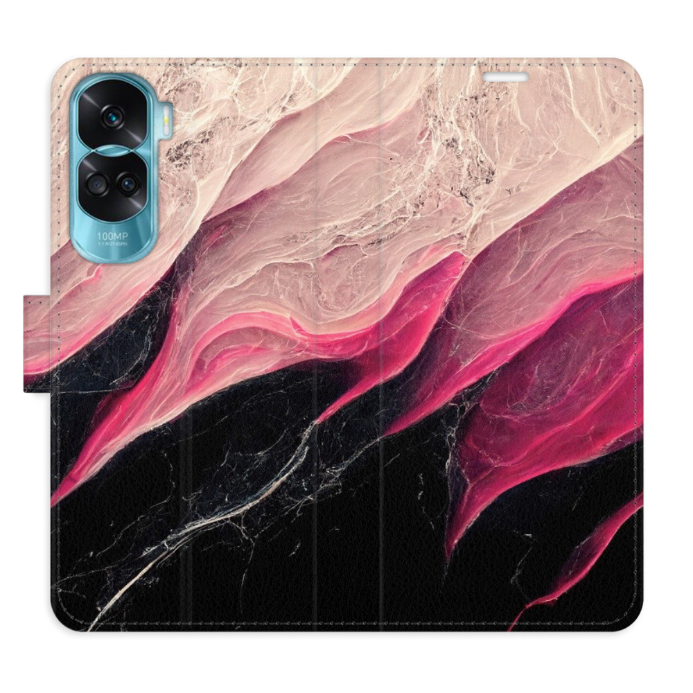 Flipové puzdro iSaprio - BlackPink Marble - Honor 90 Lite 5G