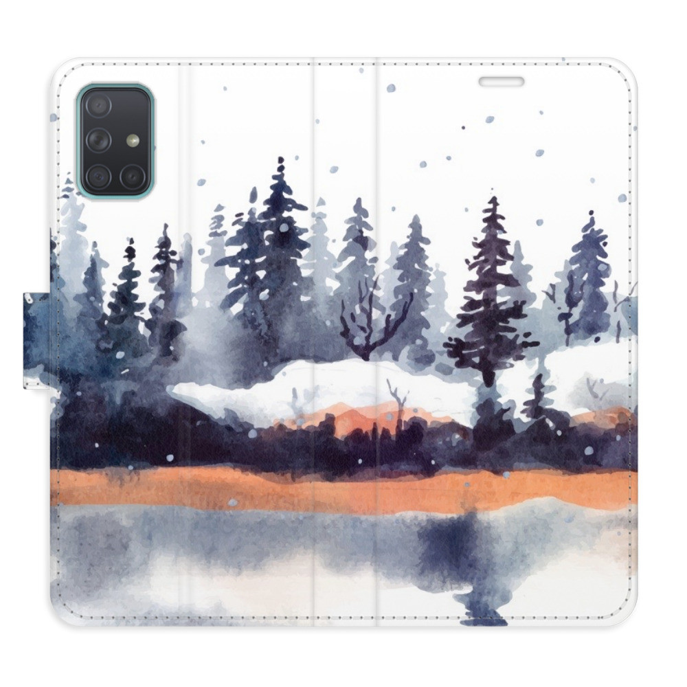 Flipové puzdro iSaprio - Winter 02 - Samsung Galaxy A71