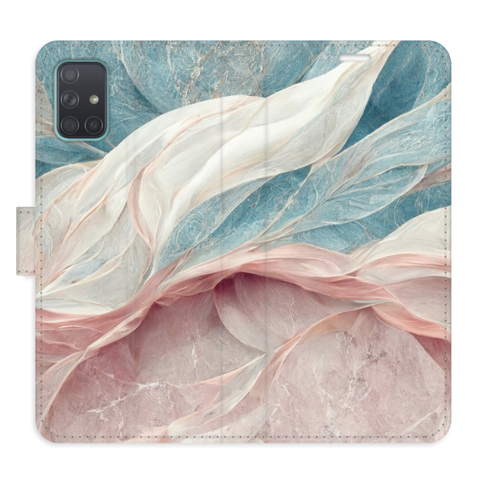 Flipové puzdro iSaprio - Old Leaves 03 - Samsung Galaxy A71