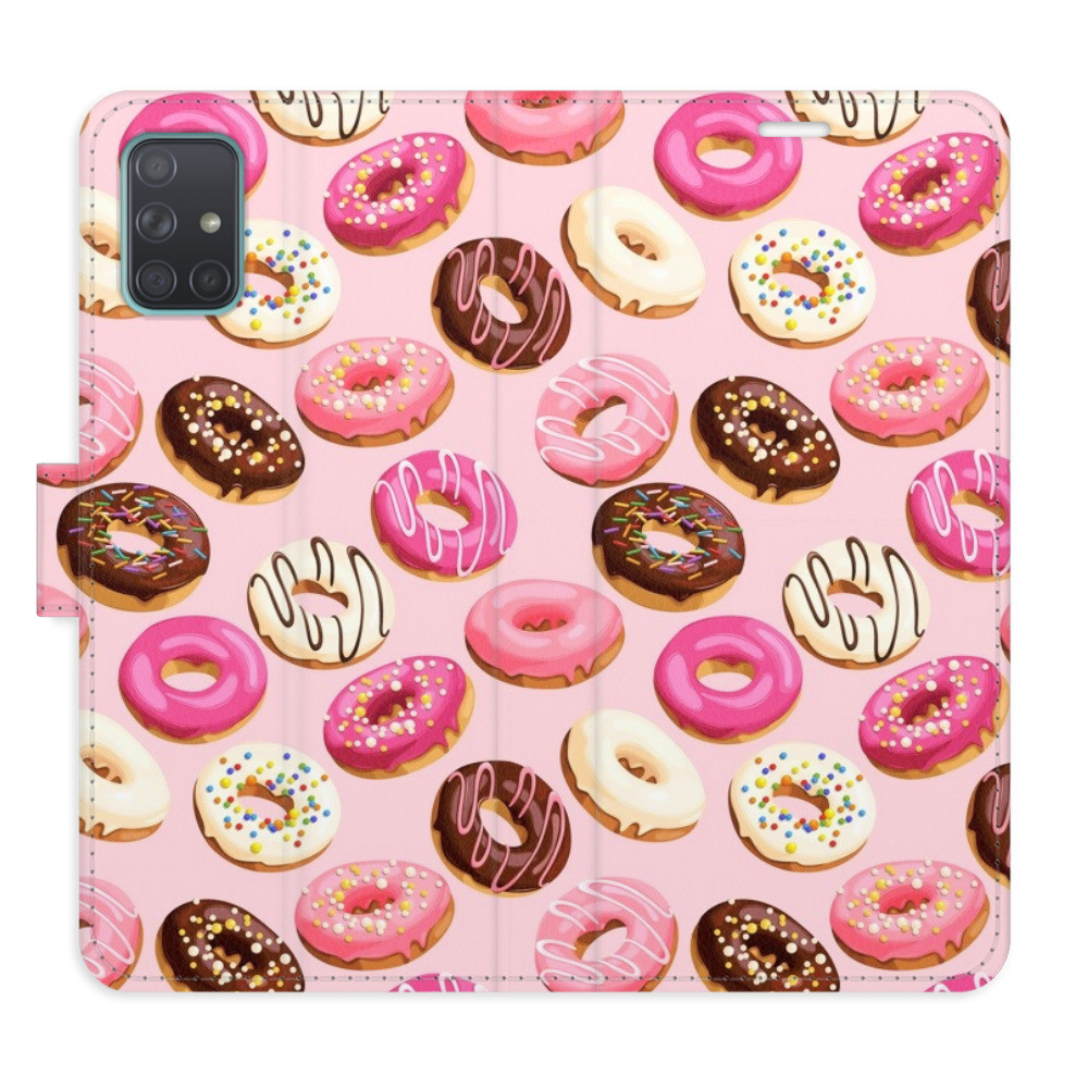 Flipové puzdro iSaprio - Donuts Pattern 03 - Samsung Galaxy A71