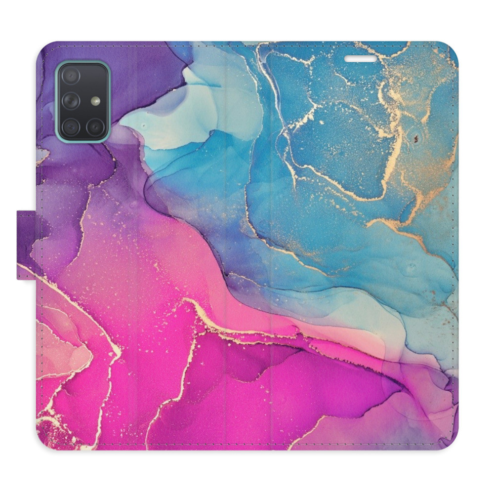 Flipové puzdro iSaprio - Colour Marble 02 - Samsung Galaxy A71