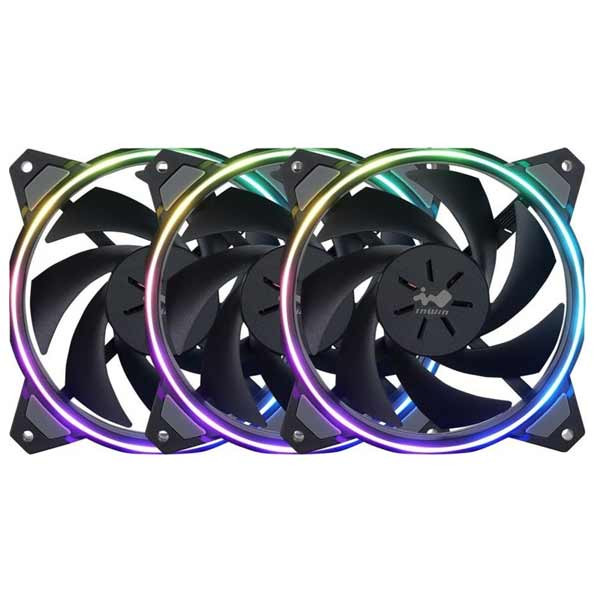 InWin Fun SIRIUS LOOP 12cm Black RGB 3xbalenie 2RAKFS006904