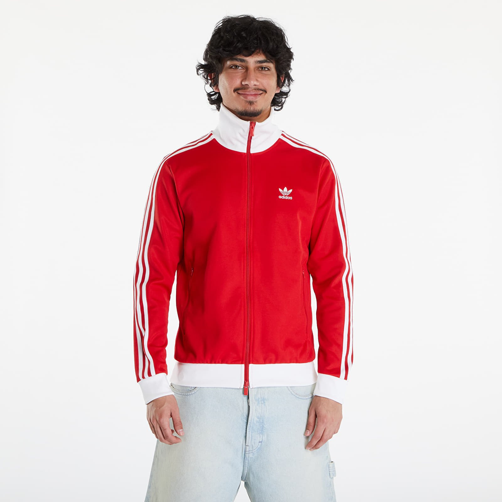 adidas Adicolor Classics Beckenbauer Track Top Better Scarlet/ White