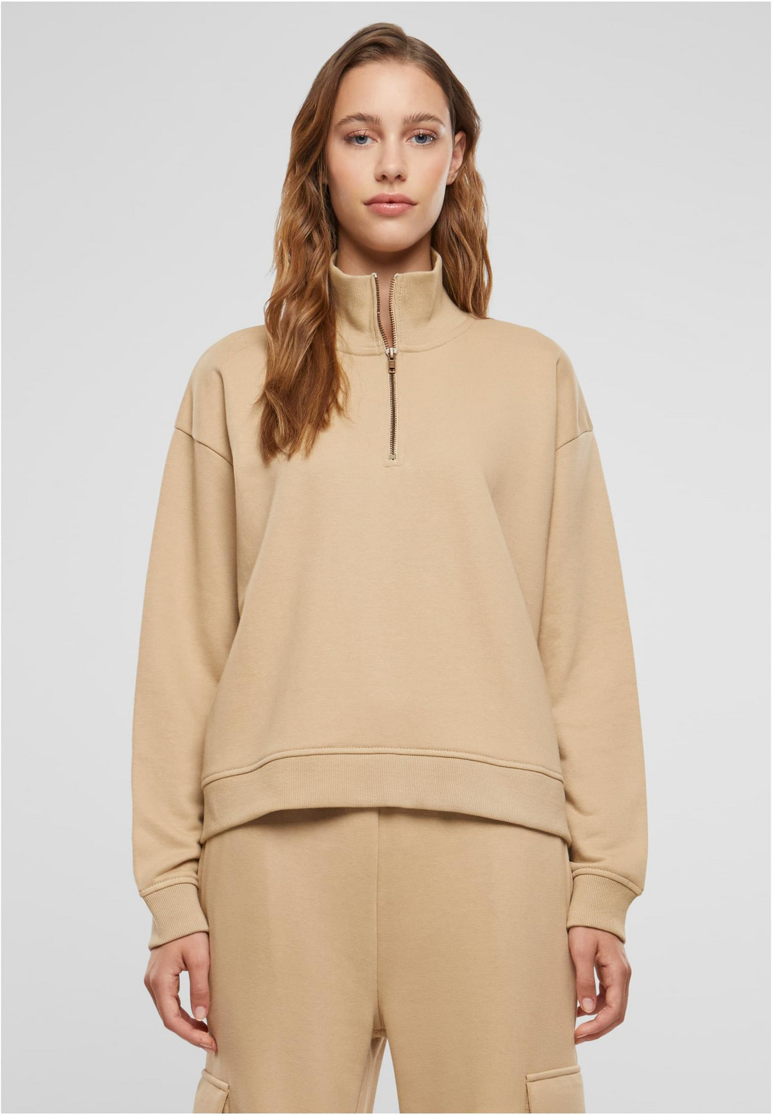 Women's sweatshirt Terry Troyer - unionbeige