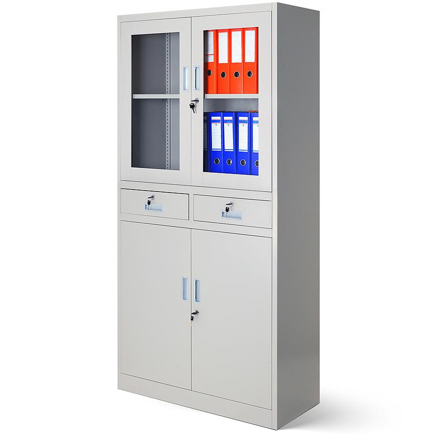 Kancelárska skriňa Edmund kovová šedý