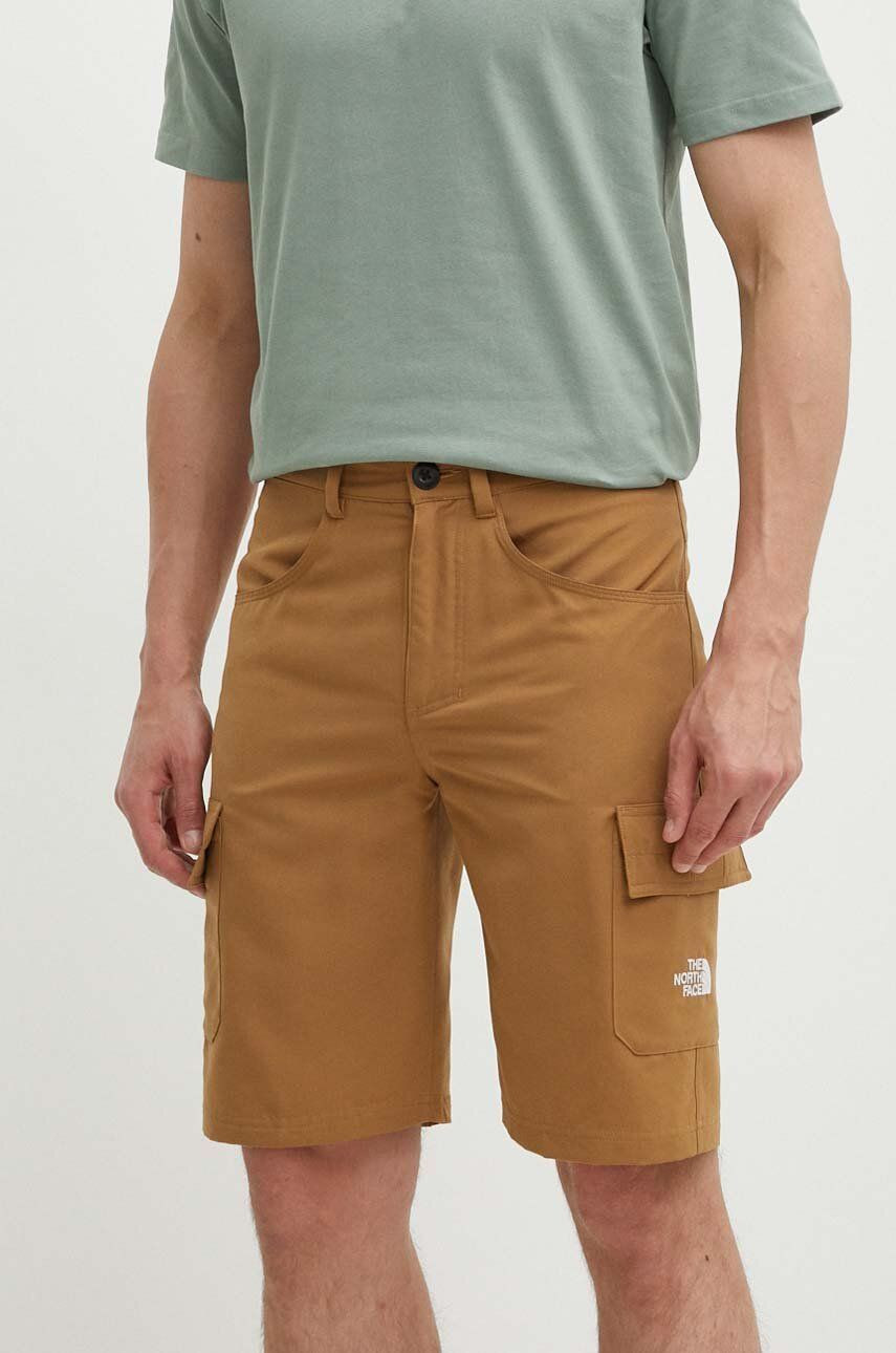 Turistické šortky The North Face Horizon hnedá farba, NF0A824D1731