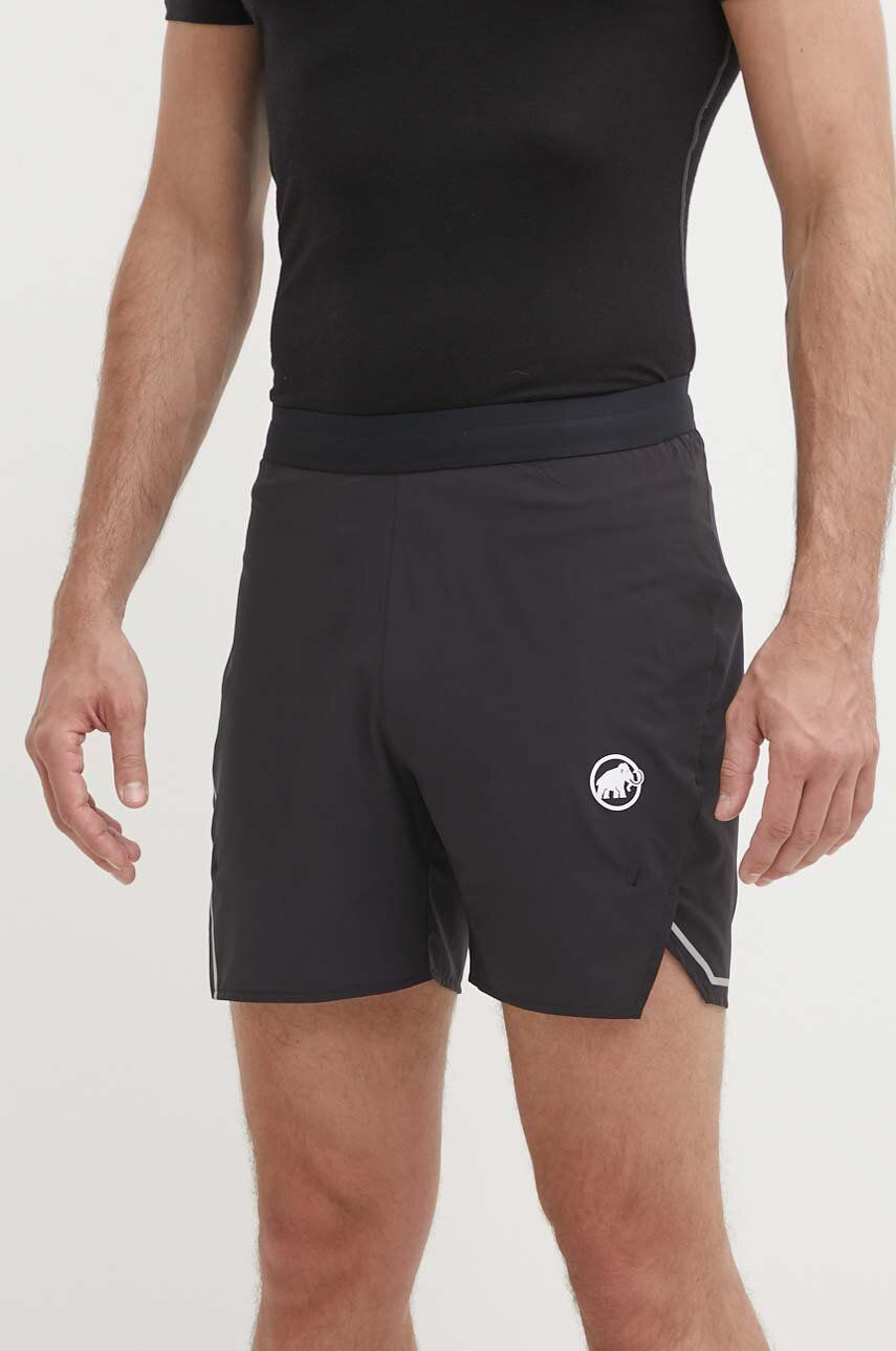 Turistické šortky Mammut Aenergy čierna farba