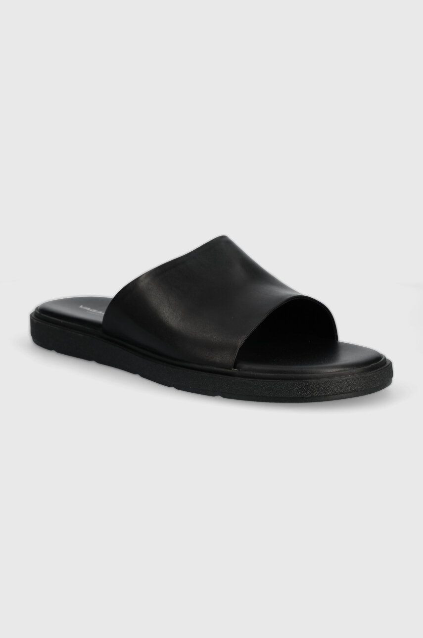Kožené šľapky Vagabond Shoemakers MASON pánske, čierna farba, 5765-001-20