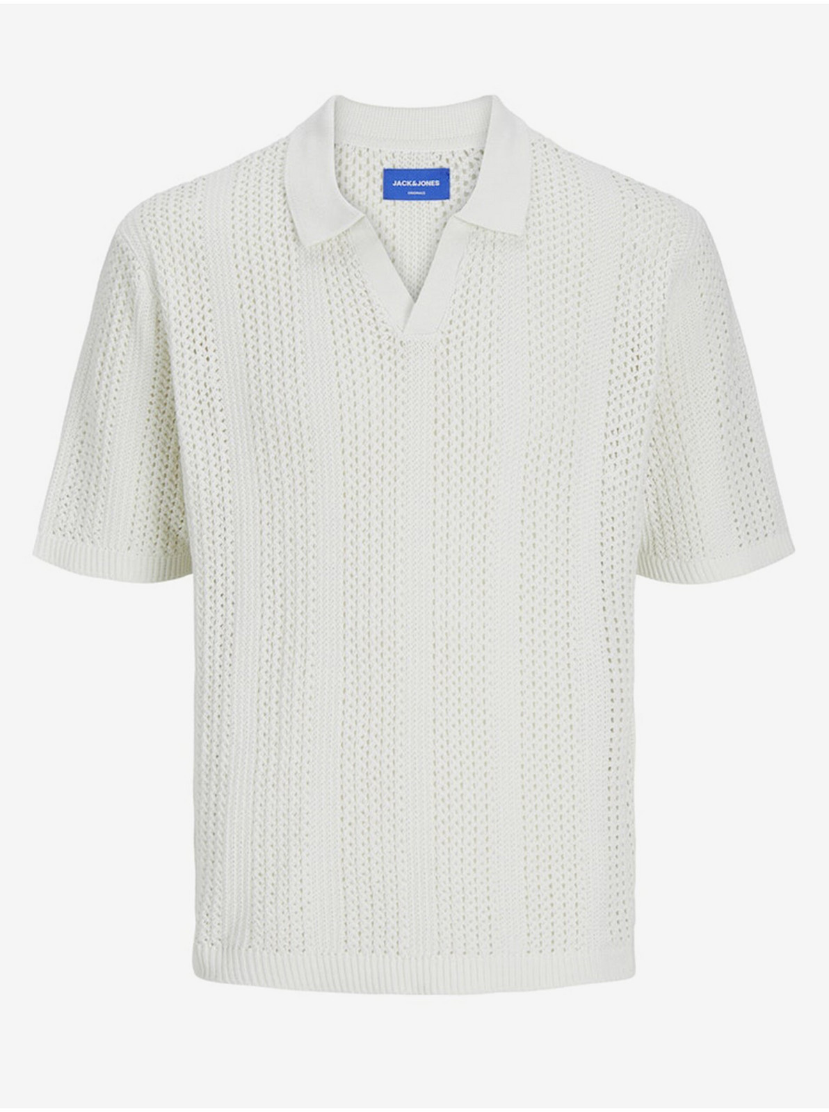 Krémové pánske polo tričko Jack & Jones Taormina