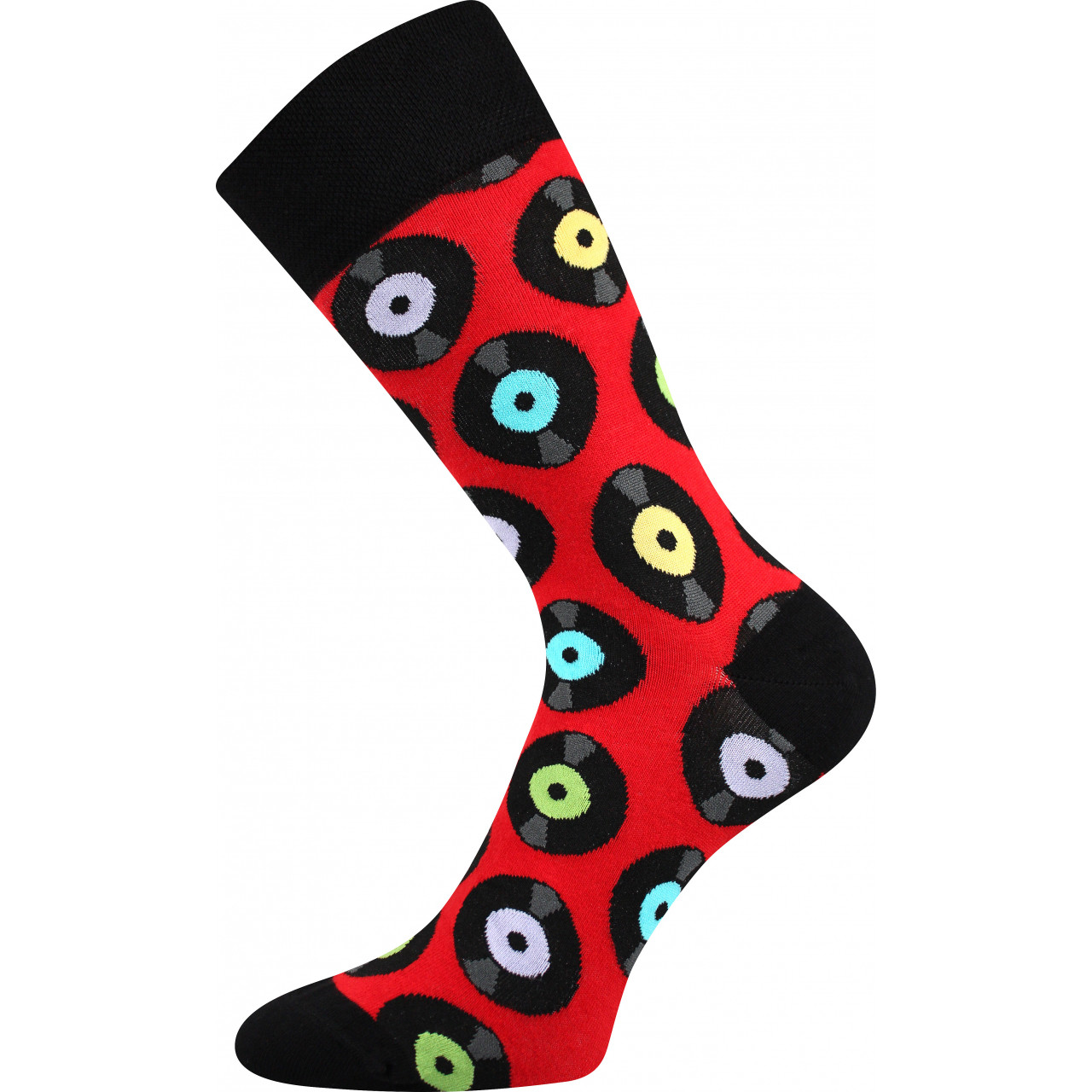 Ponožky spoločenské unisex Lonka Twidor - LP desky, 39-42