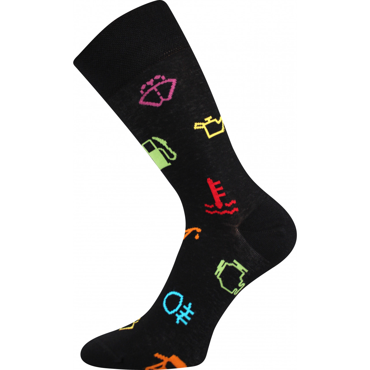 Ponožky spoločenské unisex Lonka Twidor - signály, 39-42