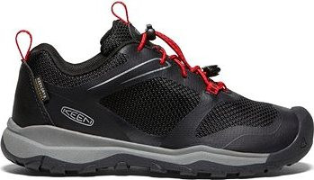 Keen Wanduro Low Wp Youth Black/Ribbon Red EU 33 / 197 mm