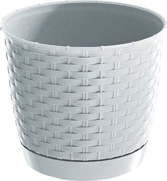 Prosperplast RATOLLA ROUND 22 výška 19,5 cm, 4,.2 l, biely