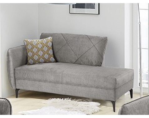 Lenoška-pohovka Novara, šedá látka%