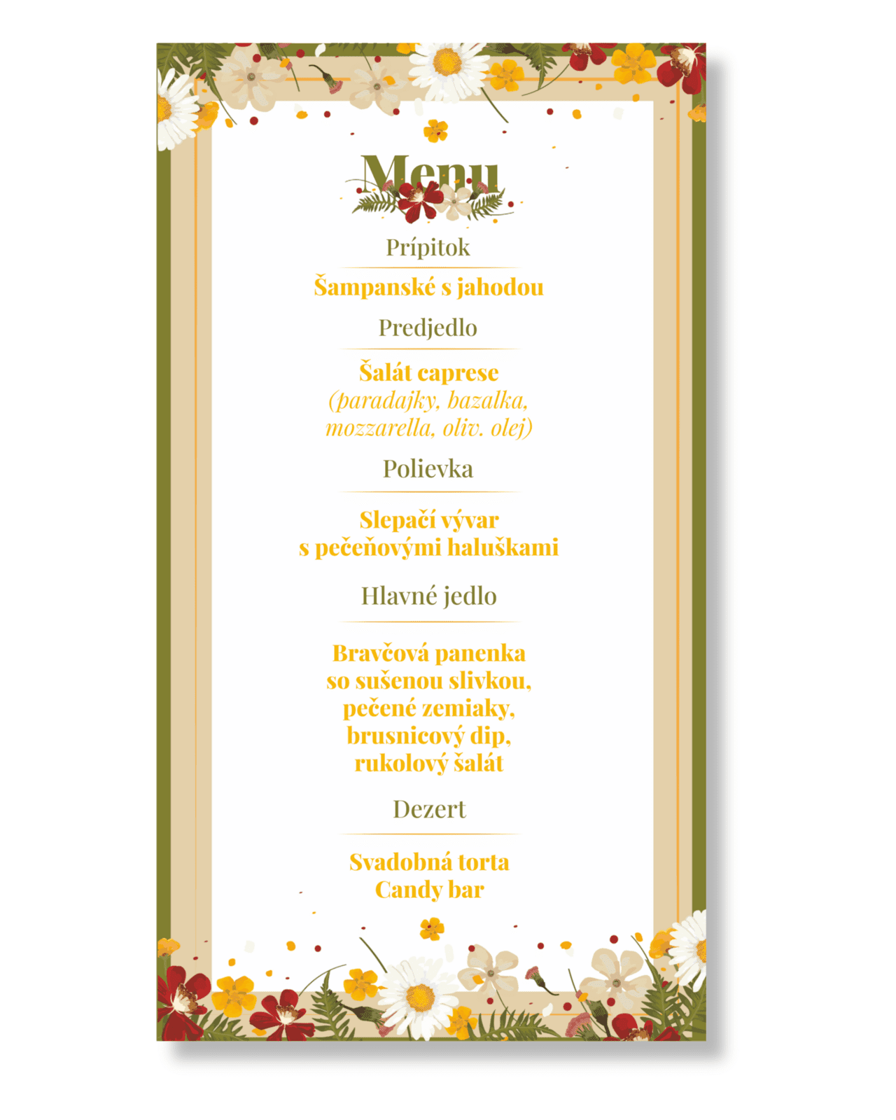 Personal Menu - Rozkvitnutá lúka Zvoľte množstvo: od 1 ks do 10 ks