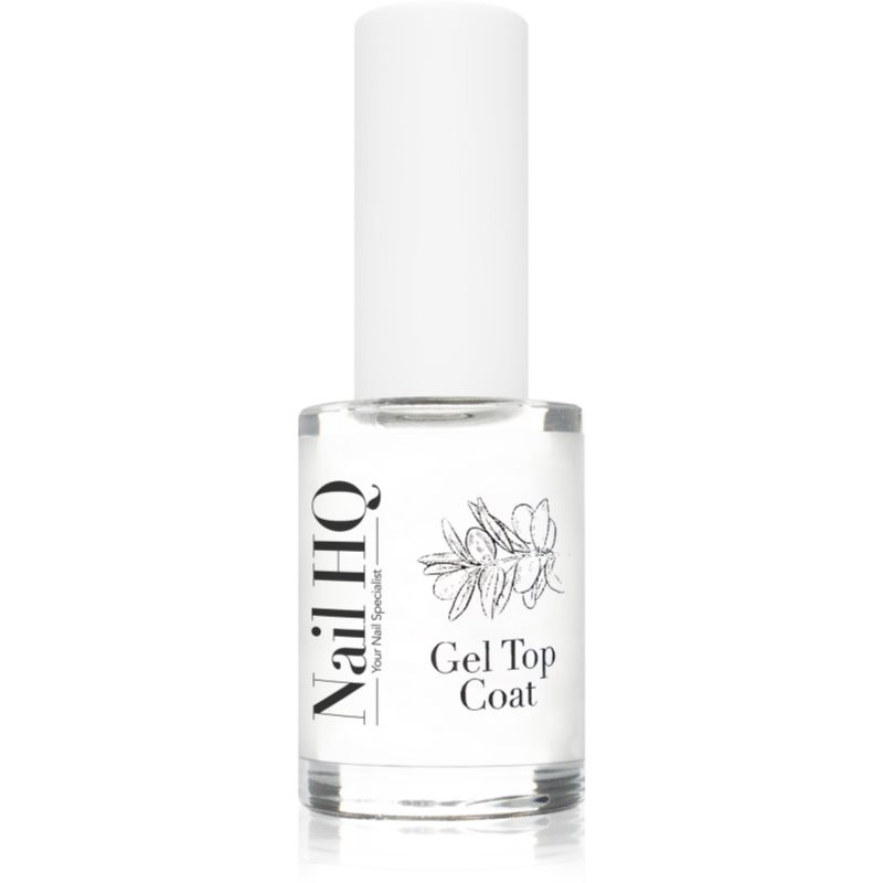 Nail HQ Gel Top Coat vrchný lak na nechty bez použitia UV/LED lampy 10 ml