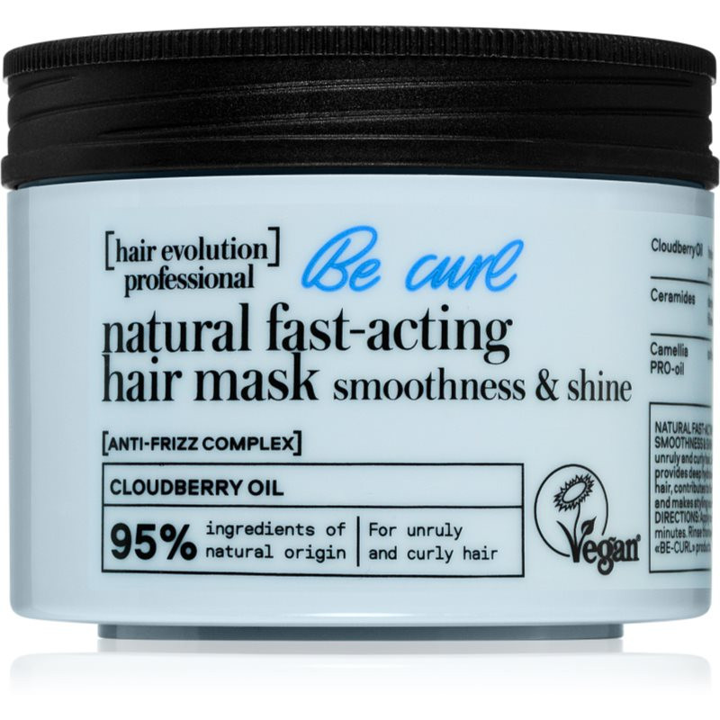 Natura Siberica Hair Evolution Be-Curl hydratačná a vyživujúca maska pre lesk vlnitých a kučeravých vlasov 150 ml