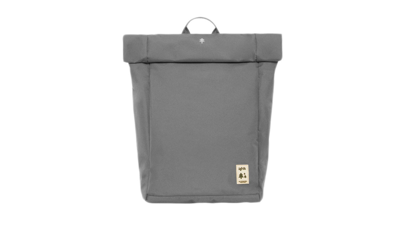 Lefrik Roll Rucksack Grey biele Roll_GRE