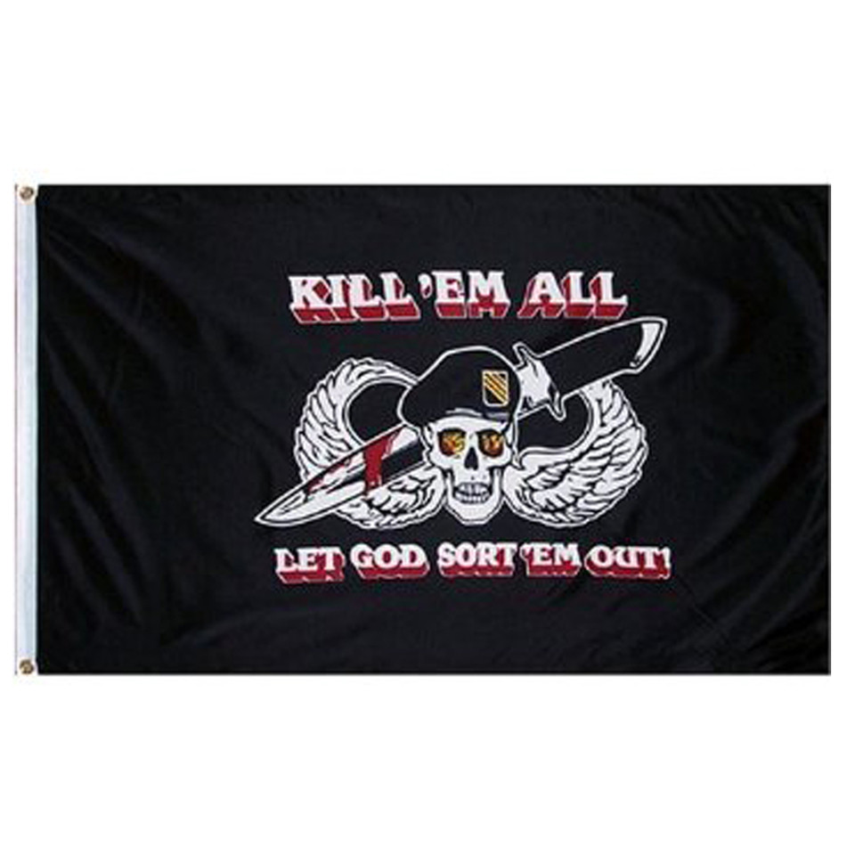 Vlajka Fostex US Kill em all 1,5x1 m