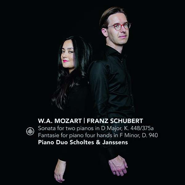 SCHOLTES & JANSSENS PIANO - SONATA FOR TWO PIANOS IN D MAJOR K.448/375A / FANTASIE FOR PIANO FOUR HANDS IN F MINOR D.940, CD