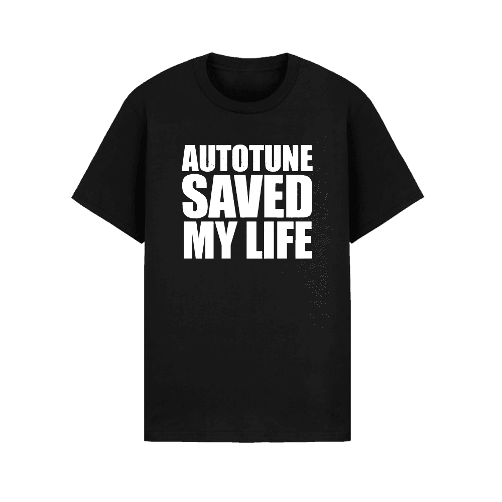 Astralkid22 tričko Autotune Saved My Life T-Shirt Čierna S