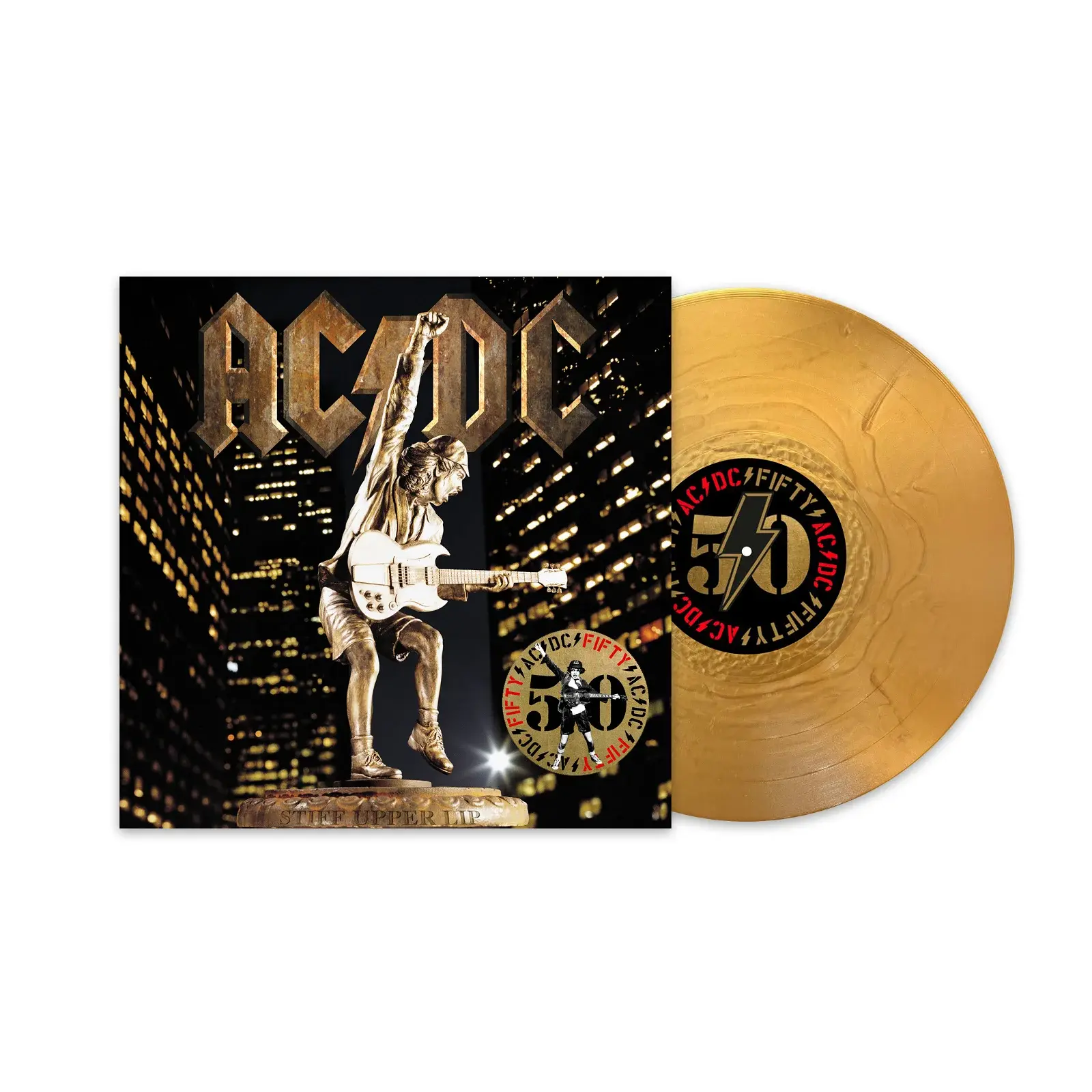 Stiff Upper Lip (50th Anniversary Gold Vinyl Edition)