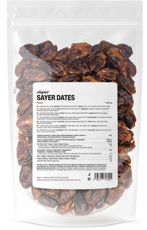 Vilgain Sušené datle Sayer bez kôstok 1000 g