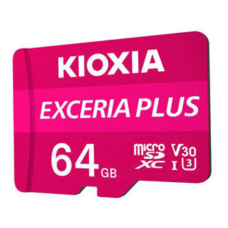 Kioxia Pamäťová karta Exceria Plus (M303), 64 GB, microSDXC, LMPL1M064GG2, UHS-I U3 (Class 10)