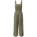 Módne overaly Only Caro Linen Jumpsuit S/S - Deep Lichen