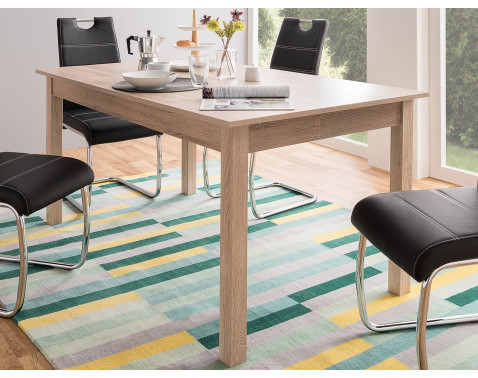 Rozkladací jedálenský stôl Coburg 120x70 cm, dub sonoma%