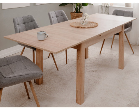 Rozkladací jedálenský stôl Longford 120x80 cm, dub sonoma%