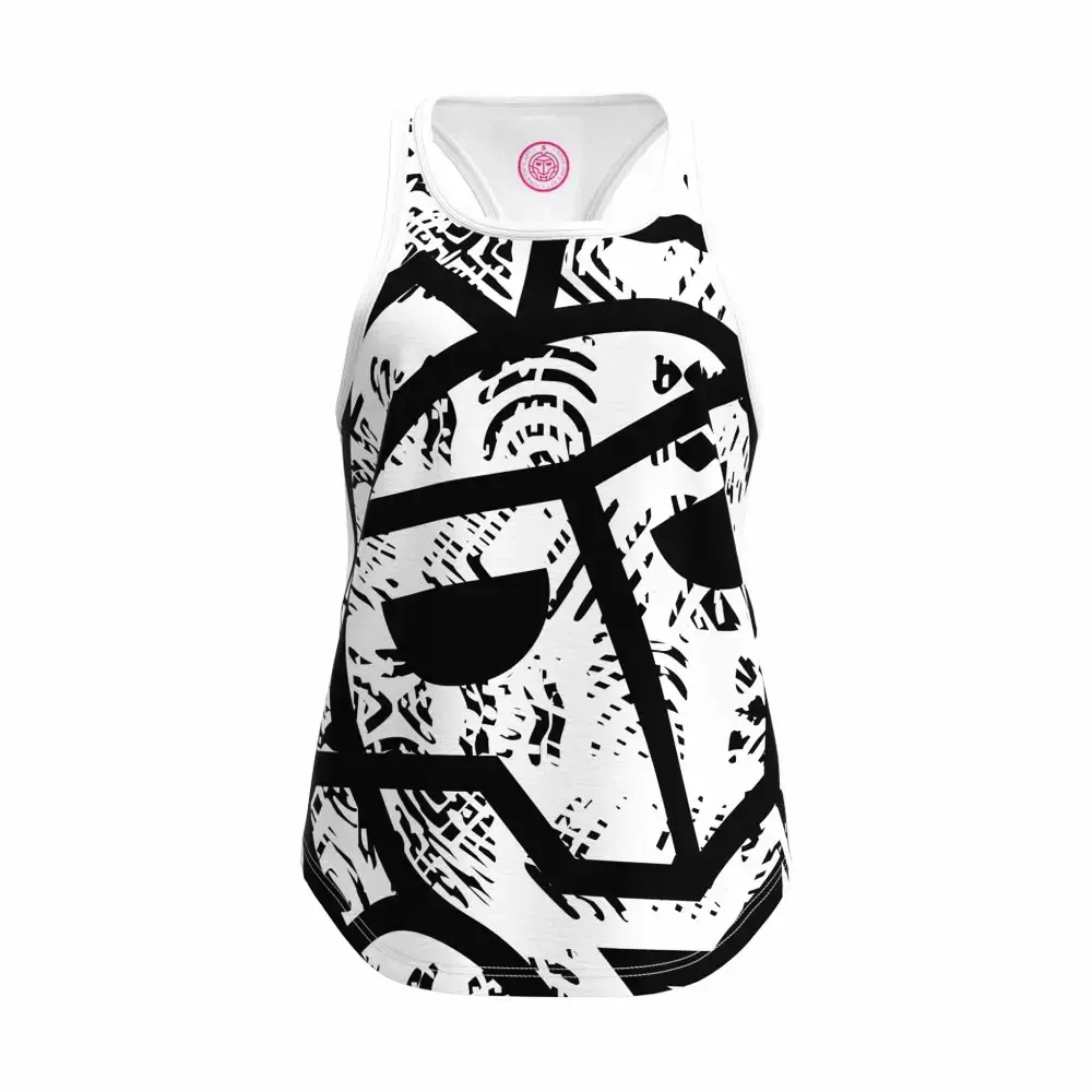 Dámské tílko BIDI BADU  Melbourne Chill Tank White/Black S