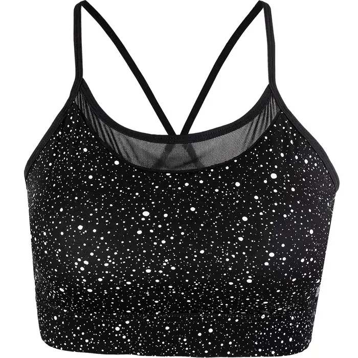 Sportovní podprsenka Endurance Athlecia Sanree Printed černá, M