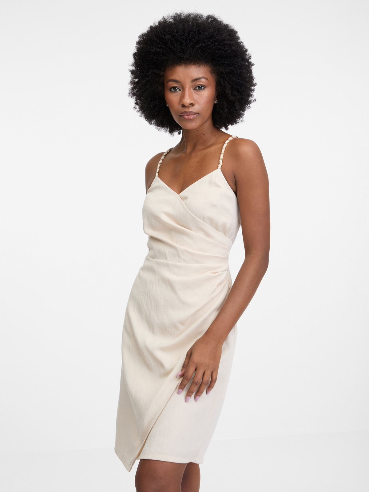 Orsay Beige Women's Short Dress - Women's