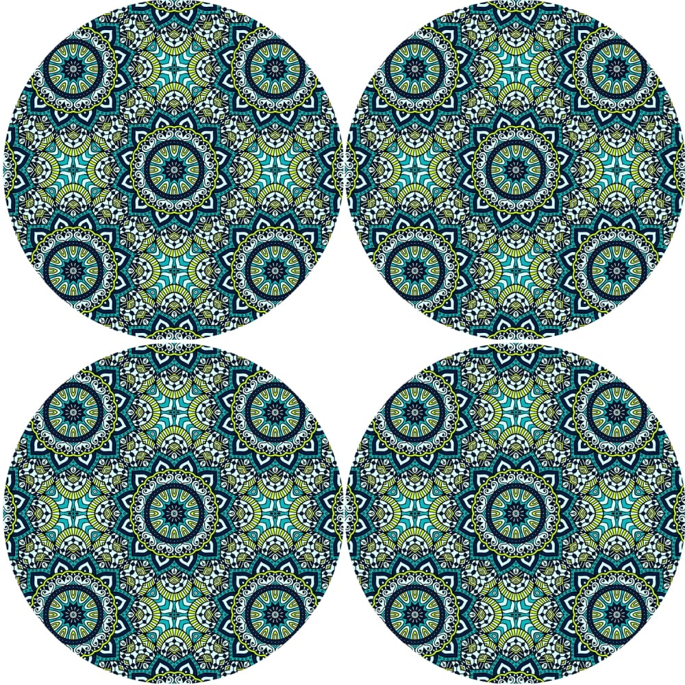 Bertoni Home Unisex's 4 Round Table Pads Set Anais