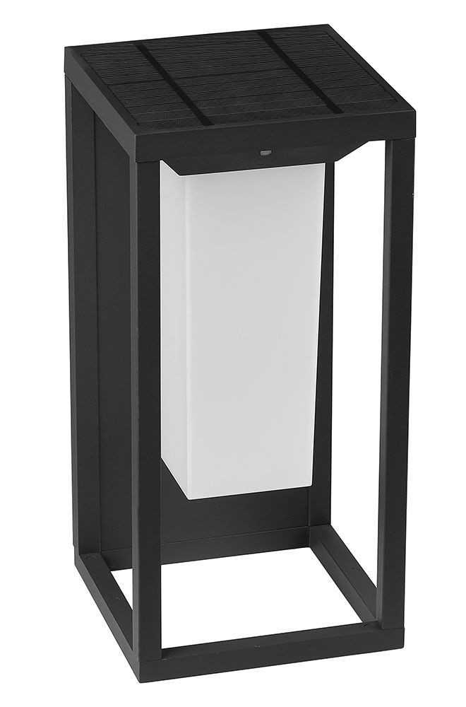 LED Solution Šedé LED nástenné solárne svietidlo s pohybovým čidlom 2W IP65